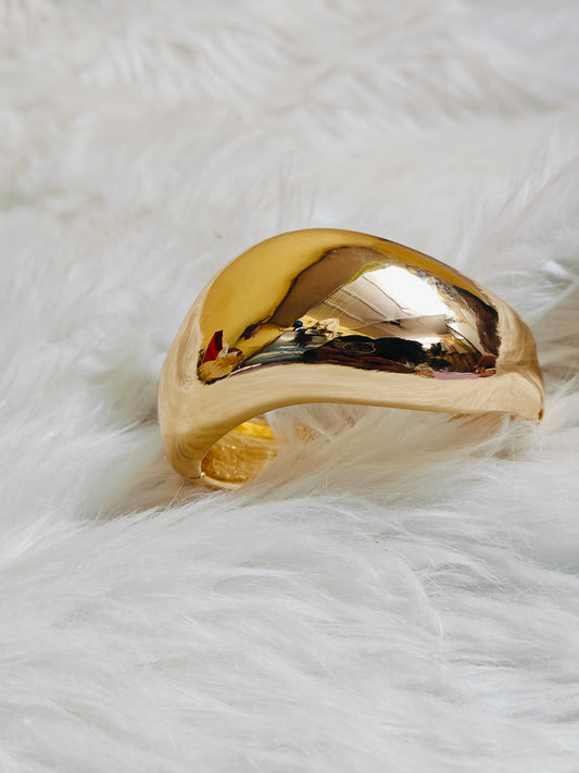 Classic Bold Gold Kada ( ANTI TARNISH )